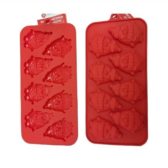 NWT Celebrate It Penguin Christmas Silicone Chocolate Candy Ice Cub Molds Trays - Picture 5 of 7